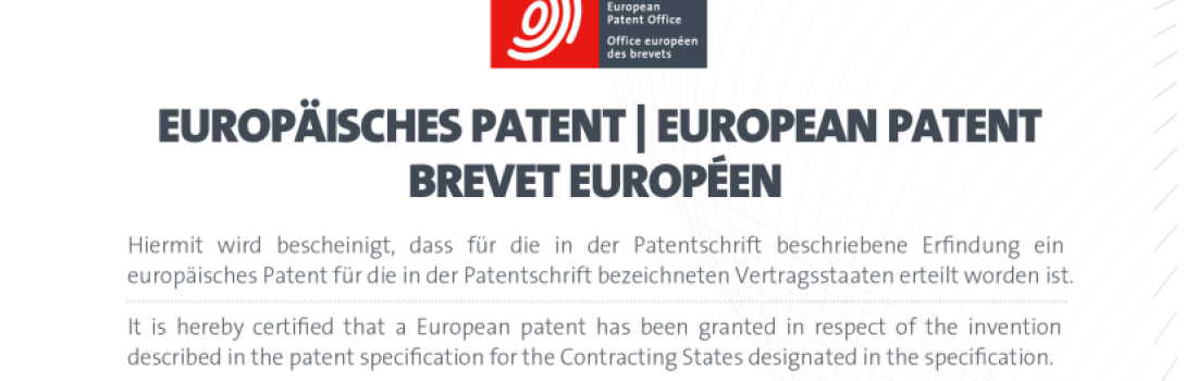 Innomentarium is granted a European patent related to a FeniX digitization solution for mammography